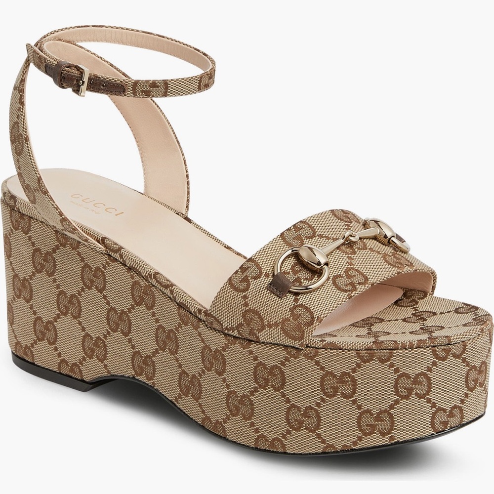 Gucci lady horsebit platform
